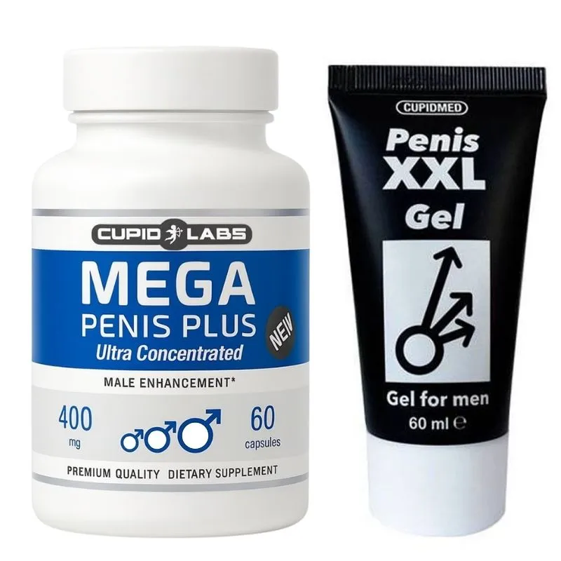Mega Penis Plus 60 капсули и Penis XXL Gel 60 ml