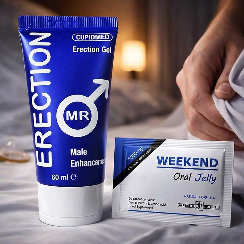 Mr. Erection Gel и WEEKEND Jelly в интимна обстановка