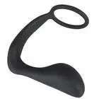 Простатен масажор с накрайник Black Velvets Ring & Plug