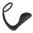 Простатен масажор с накрайник Black Velvets Ring & Plugснимка 2