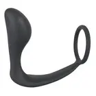 Простатен масажор с накрайник Black Velvets Ring & Plugснимка 3
