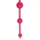 Анална броеница Pink Jelly Вeads + подарък лубрикантснимка 3