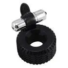 Вибриращ пенис ринг Black Tyre Cock Ring