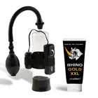 Гел за увеличаване на пениса Rhino Gold Gel XXL + Вибро помпа за увеличаване размера на пенисаснимка 2