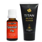 Titan gel за уголемяване 50мл. +  Възбуждащи капки Spanish Fly 20mlснимка 2