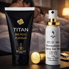 Titan gel за уголемяване 50мл. + Спрей за задържане Stud 100