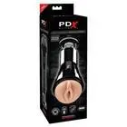 Вибриращ мастурбатор със засмукващ ефект PDX Elite Cock Compressor