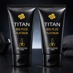 2 x Titan gel - Титан гел платинум за уголемяване на пениса
