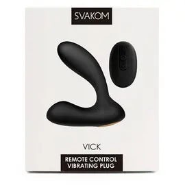 Простатен масажор и клитор стимулатор Vick Blackснимка 5