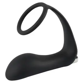 Простатен масажор с ринг Vibrating Ring&Plugснимка 2