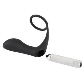 Простатен масажор с ринг Vibrating Ring&Plugснимка 4