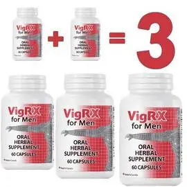 1+1=3 VigRX Pills за Уголемяване и Ерекция 60 капсулиснимка 2