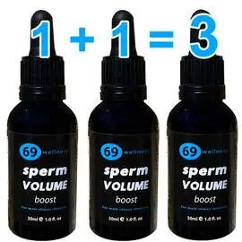 1+1=3 Капки за повече сперма Sperm Volume boostснимка 4