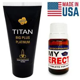 Промо Пакет Titan Gel за уголемяване + MyErect таблетки за ерекцияснимка 2