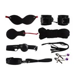 BDSM κомплект Bondage Kit in black 8 части