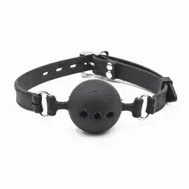 Силиконова топка за уста Breathable Ball Gagснимка 3
