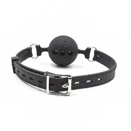Силиконова топка за уста Breathable Ball Gagснимка 4