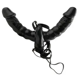 Двоен Страп-он Double Delight Strap-On-Vibrator
