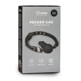 Топка за уста с фалус форма в устата Ball Gag Met Siliconen Balснимка 5