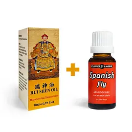 Испанска муха 20ml + Rui Shen Oil серум за забавяне на еякулацията