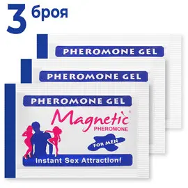 Magnetic Pheromone - гел парфюм за тяло 3бр.снимка 2