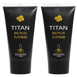 2 x Titan gel - Титан гел платинум за уголемяване на пенисаснимка 2