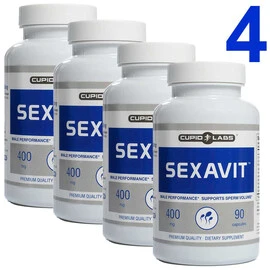4 x Sexavit за мъжка потентност и повече сперма - 4x90 Капсули