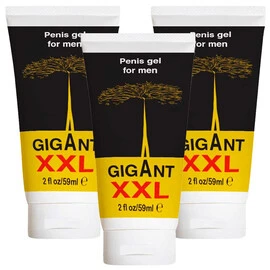 3 x Gigant XXL gel за уголемяване на пениса Гигант гел платинум 3x60мл.