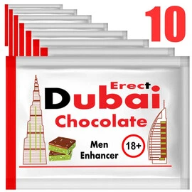 Dubai Chocolate Tечен Дубайски Шоколад за по-силни ерекции и повишено либидо 10 сашетаснимка 2