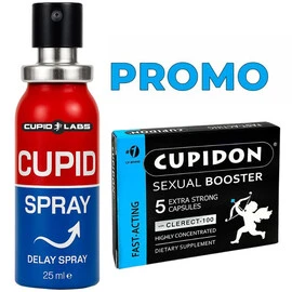 Cupidon секс стимулант 5 таблетки & Cupid Spray 15мл - задържащ спрей