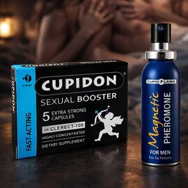 Мъжки парфюм с феромони Magnetic + Купидон капсули за ерекция Cupidon