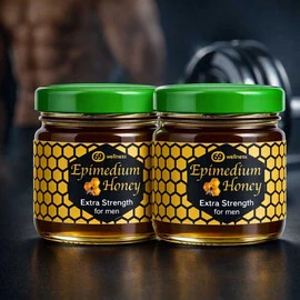 2 x Възбуждащ мед Епимедиум за мъже, Epimedium Honey for men - 2x40гр.