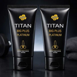 2 x Titan gel - Титан гел платинум за уголемяване на пениса