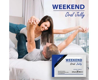 4бр. Ядящо се желе за ерекция WEEKEND Oral Jelly 5grснимка 3