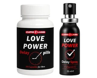 Задържащ спрей + Задържащи таблетки Love Power