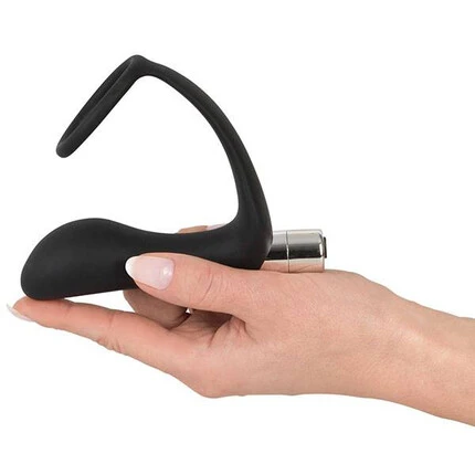 Простатен масажор с ринг Vibrating Ring&Plugснимка 3