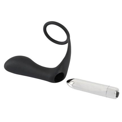 Простатен масажор с ринг Vibrating Ring&Plugснимка 4