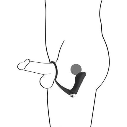Простатен масажор с ринг Vibrating Ring&Plugснимка 6
