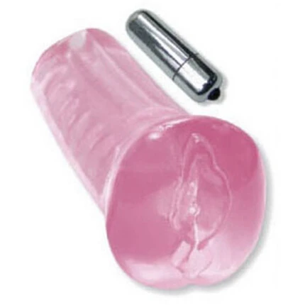 Вагина Pink Seduction с вибро куршум компактна, секси и опасно пристрастяващаснимка 2