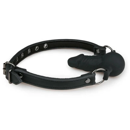 Топка за уста с фалус форма в устата Ball Gag Met Siliconen Balснимка 2