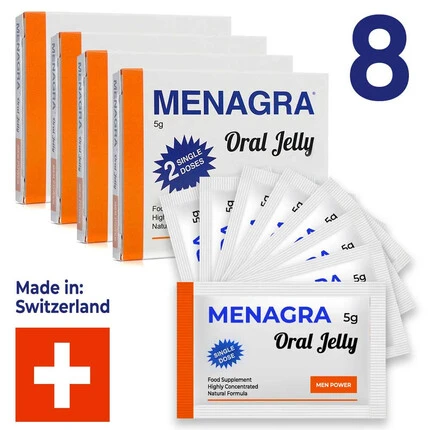 MENAGRA Орално Желе за ерекция 8бр.снимка 2