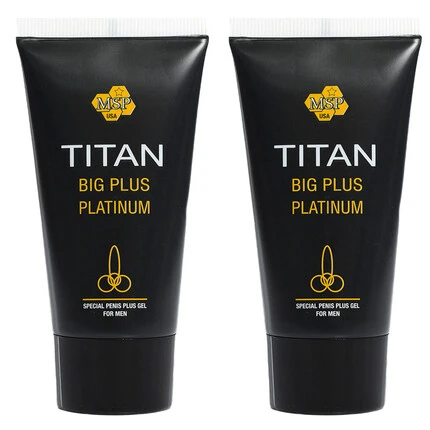 2 x Titan gel - Титан гел платинум за уголемяване на пенисаснимка 2