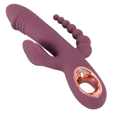 Троен вибратор Slim Triple Plum – тройно удоволствие за твоята интимностснимка 2