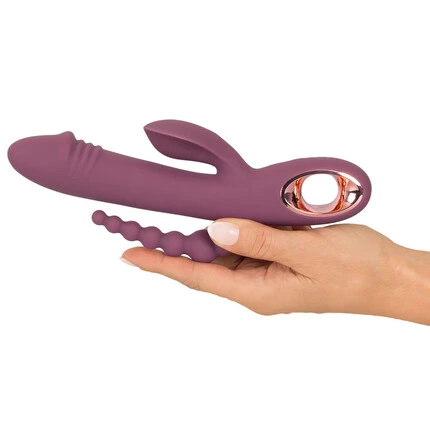 Троен вибратор Slim Triple Plum – тройно удоволствие за твоята интимностснимка 5