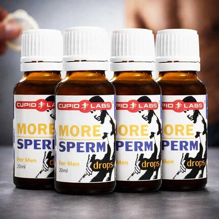 4 x Капки за повече сперма More Sperm