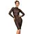 Noir Dress Stripes M