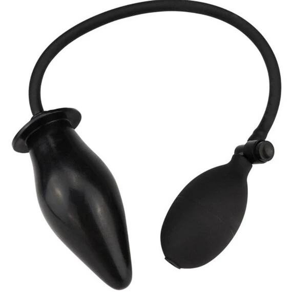 Надуваем анален раширител Elite Butt Plug Black