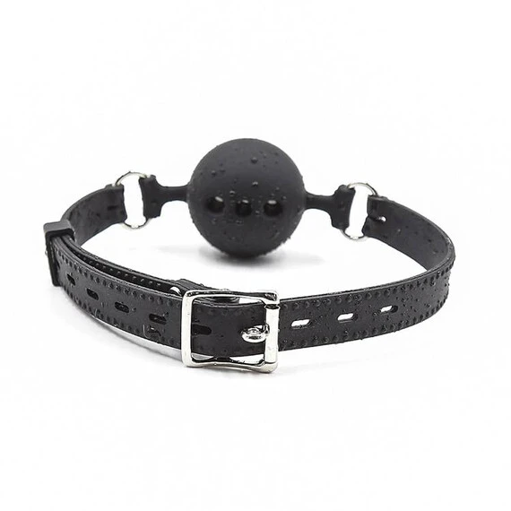 Силиконова топка за уста Breathable Ball Gagснимка 4