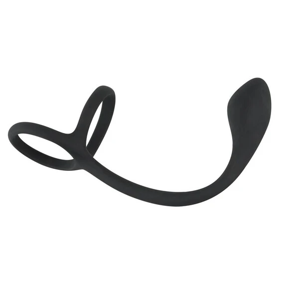 Пенис ринг с бът плъг Cock & ball ring with butt plug