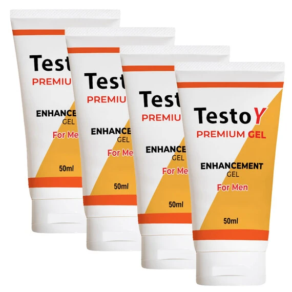 4 x Testoy Premium Gel - гел за ерекция 4x50мл.